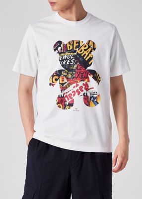 ”Ｃｏｌｌａｇｅｄ　Ｂｅａｒ”　Ｔシャツ（２５２５５１０１１Ｒ）