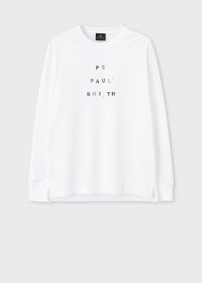 Paul Smith (Men)/ポール・スミス "PS Stamp" ロングスリーブTシャツ(252553828R) 807シロ トップス【三越伊勢丹/公式】