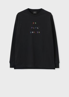 Paul Smith (Men)/ポール・スミス "PS Stamp" ロングスリーブTシャツ(252553828R) 997クロ トップス【三越伊勢丹/公式】