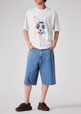 【Paul Smith】Tシャツ \"Rabbit Evolution\" プリント コットン Paul Smith】Tシャツ 