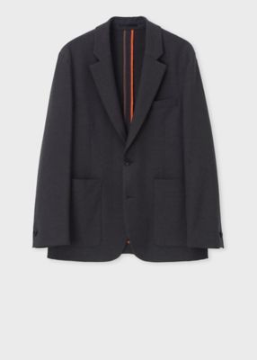 ウールギャバ パッカリングデザイン ジャケット HPーJ101