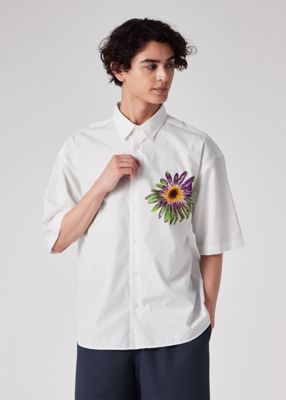 Paul Smith (Men)/ポール・スミス "Margaret" 半袖シャツ(252754EXSH02) 808シロ トップス【三越伊勢丹/公式】
