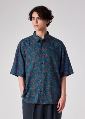 美品！名作！ ポールスミス 半袖シャツ　星座　天体　宇宙　M クリーニング済み 美品！名作！ ポールスミス 半袖シャツ 星座 天体 宇宙 M