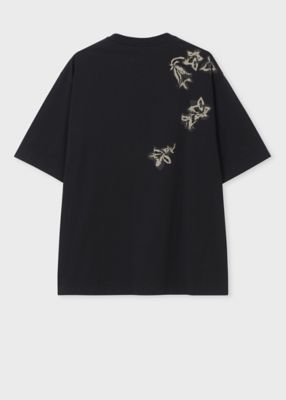 Flower サイン入りTシャツ セール】 【KEITA KAWASAKI × Viaggio Bluコラボ】フラワー