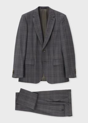 ＜Paul Smith (Men)＞プリンス　オブ　ウェールズチェック　シングル２Ｂスーツ（２５３００５１４３９Ｓ）