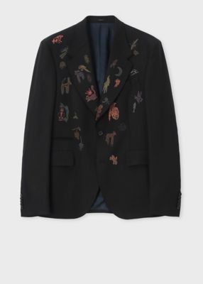 ソリッド ウールストレッチ ジャケット 'A Suit To