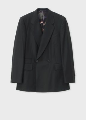 Paul Smith (Men)/ポール・スミス ウールカシミヤフランネル ダブルブレストジャケット(2531012352) 990クロ コート・ジャケット【三越伊勢丹/公式】