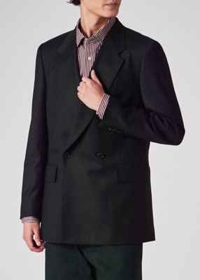 ウールカシミヤフランネル ダブルブレストジャケット