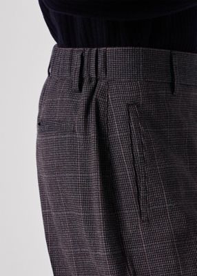 【美品】 コンフェクト 杢ツイルタックトラウザーズ 2タックワイドトラウザーズパンツ｜WOMEN｜250HAM31-258H｜AZUL BY