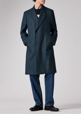 極美品✨ポールスミス チェスターコート ダブル ベルト付き アルパカ混 チェック Paul Smith - ポール・スミス Paul Smith コート チェスター
