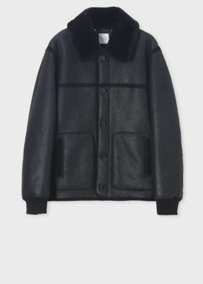 アシンメトリーポケット レザー ブルゾン（253165375YLB