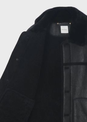 ムートンレザー ハーフブルゾン（253123654ZLB） | Paul