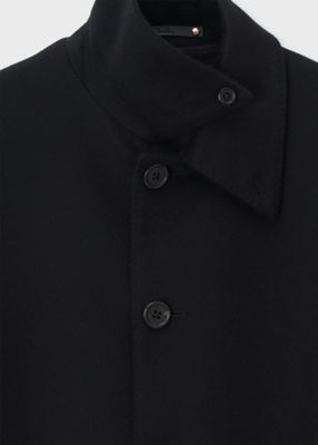 カシミヤビーバー ステンカラーコート（253125391N） | Paul