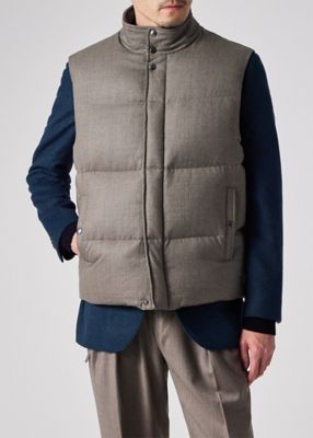 ウールフランネル ダウンベスト（253131710Z） | Paul Smith