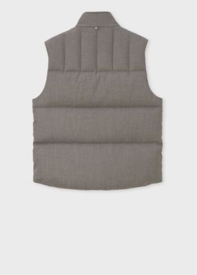 ダウンベスト Lサイズ ウールフランネル ダウンベスト（253131710Z） | Paul Smith