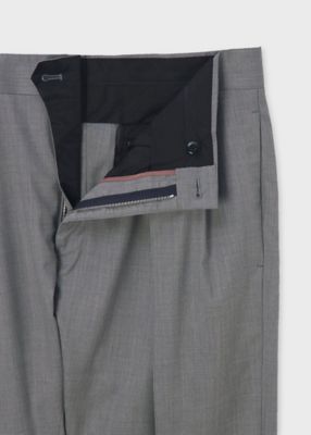 ステッチクリース ワイドテーパード トラウザーズ