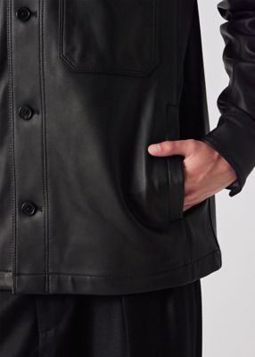 ピーエス ポールスミス レザーコート 牛革 黒 レディース ポールスミス 羊革 レザーロングコート 黒 裏地 鳥柄｜Yahoo!フリマ