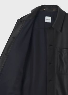 アシンメトリーポケット レザー ブルゾン（253165375YLB