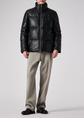 ポール・スミス　レザーダウンジャケット PS Paul Smith】【アウター】ピーエスポールスミス『レザーダウン