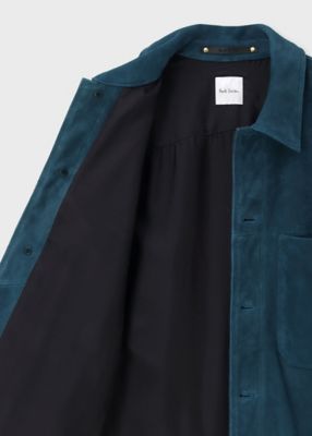 Paul Smith ゴートスエードジャケット　ブルゾン カバーオール　サイズS Paul Smith ゴートスエードジャケット ブルゾン カバーオール