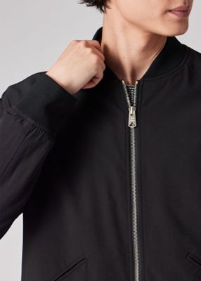 未使用級 ポールスミス MA-1ブルゾン 2WAYストレッチ ブラック 未使用級 ポールスミス MA-1ブルゾン 2WAYストレッチ ブラック