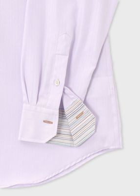 クラシックヘリンボーン ボタンダウン ドレスシャツ