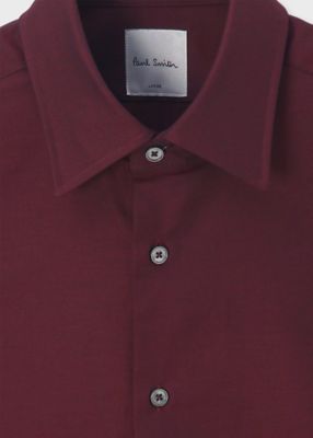 グロッシーツイル ドレスシャツ（253209801PRX） | Paul