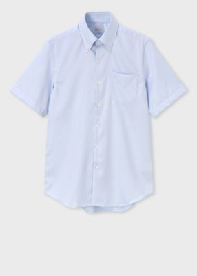 良品　現行タグ　Paul Smith 洗える　ドレスシャツ　光沢　ドット　長袖 Paul Smith】ポールスミス ドットジャカード ドレスシャツ (Paul