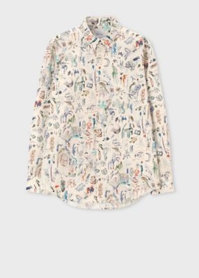 ＜Paul Smith (Men)＞”Ｌｉｔｔｌｅ　Ｂｅａｓｔｓ”　カジュアルシャツ（２５３３０１９０１Ｕ）
