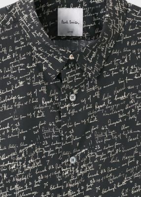 Slide Notes” プリントシャツ（253303006LN