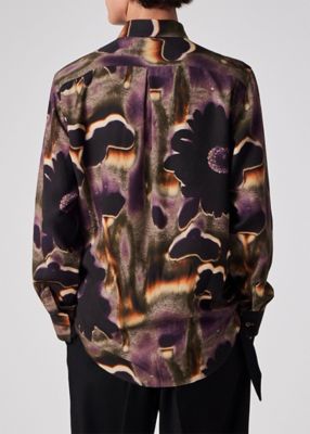 Paul Smith　レイクサイドペインティド　　　　フローラルプリント シャツ Paul Smith レイクサイドペインティド フローラルプリント