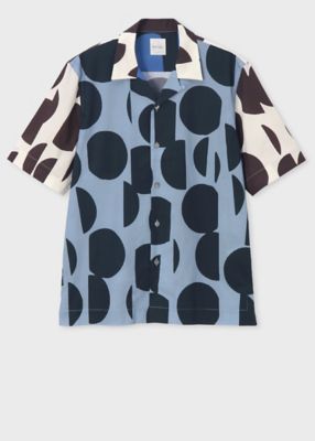 Paul Smith (Men)/ポール・スミス ”Cut Up Dots” オープンカラーシャツ(253353905UM)