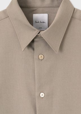 Cropped logo” 長袖シャツ（253358901U） | Paul