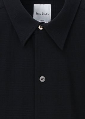”Ｃｒｏｐｐｅｄ　Ｌｏｇｏ”　グレンチェックパターン　オーバーサイズシャツ（２５３３６０４２７Ｂ）