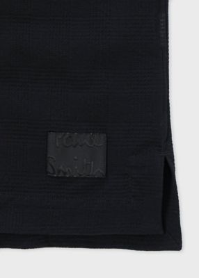 ”Ｃｒｏｐｐｅｄ　Ｌｏｇｏ”　グレンチェックパターン　オーバーサイズシャツ（２５３３６０４２７Ｂ）