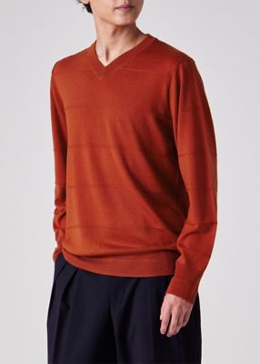 【極美品】ポールスミス　グラフィックニット トートバッグ　グレー　カーキ Paul Smith（ポールスミス）の「グラフィックニット トート