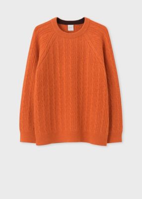 ＜Paul Smith (Men)＞ラグランスリーブ　ケーブルニット（２５３４０８５６４Ｚ）