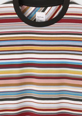 Signature Stripe” 長袖カットソー