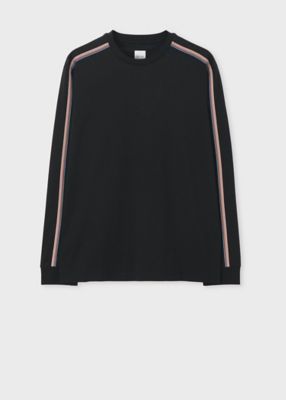 シグネチャーストライプテープ 長袖Tシャツ