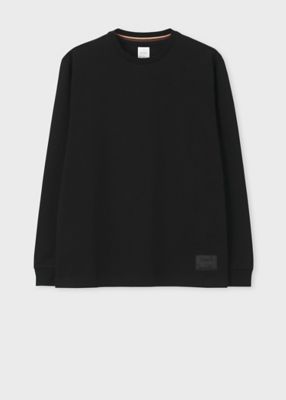 Paul Smith (Men)/ポール・スミス "Cropped logo" 長袖Tシャツ(253563049X) 990クロ トップス【三越伊勢丹/公式】
