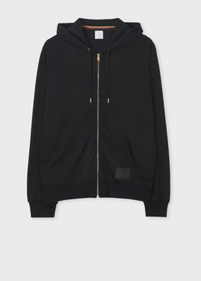 Cropped Logo” テックウール パーカ