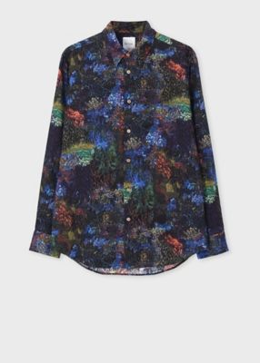 ＜Paul Smith (Men)＞”Ｅｎｇｒａｉｎｅｄ”　シャツ（２５３６４０９０１Ｕ）