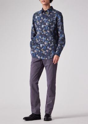 ジオメトリックボタニカル シャツ（253641901U） | Paul