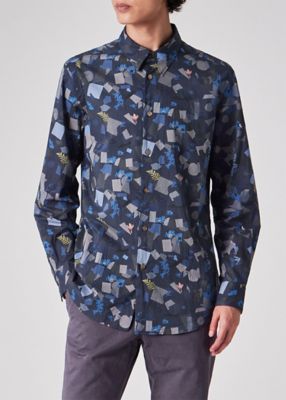 ジオメトリックボタニカル シャツ（253641901U） | Paul