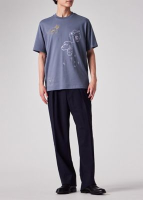 【t.y.ゴン】ポールスミス Embroidery Doodle” Tシャツ