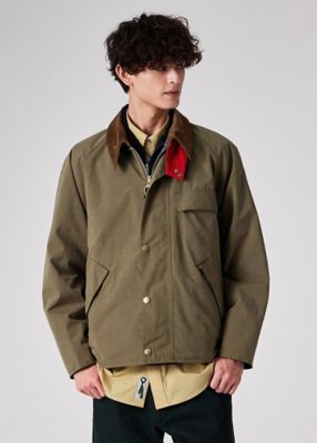 ポールスミス 英国名門バウアーローバック生地 テーラードジャケット モヘヤ配合 Paul Smith Loves Barbour
