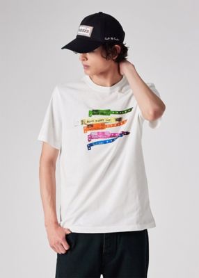 ＜Paul Smith (Men)＞Ｐａｕｌ　Ｓｍｉｔｈ　×　Ｏａｓｉｓ　リストバンド　Ｔシャツ（２５３７３８０１１Ｒ）