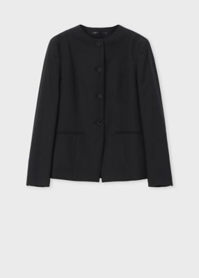＜Paul Smith (Women)＞ウィメンズ　トラベル　ノーカラー　ジャケット（２５５０００４０４ＪＡ）