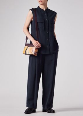 00s Paul Smith レーヨン スラックス 光沢 ドレープ サンプル品 00s Paul Smith レーヨン スラックス 光沢 ドレープ サンプル品