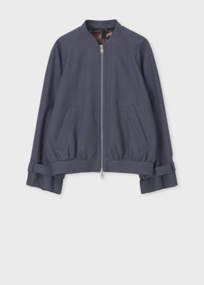 ウィメンズ ウールライク ドレープ ワイドブルゾン